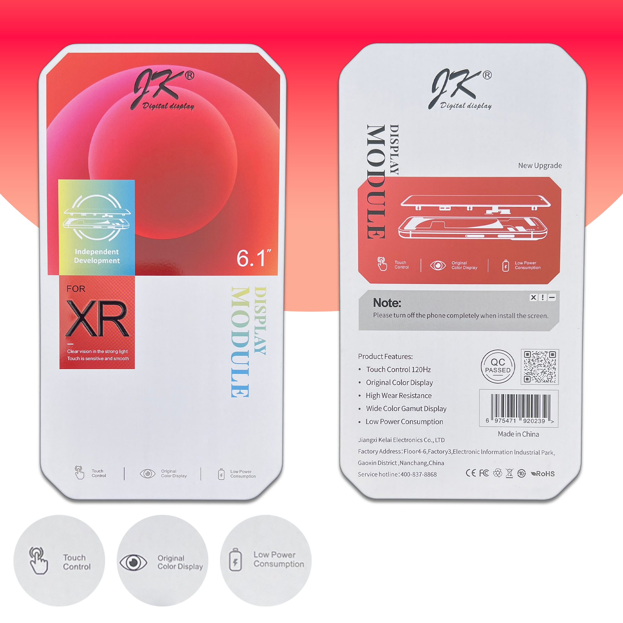 iPhone XR JK Incell LCD / Display / Screen + Touch